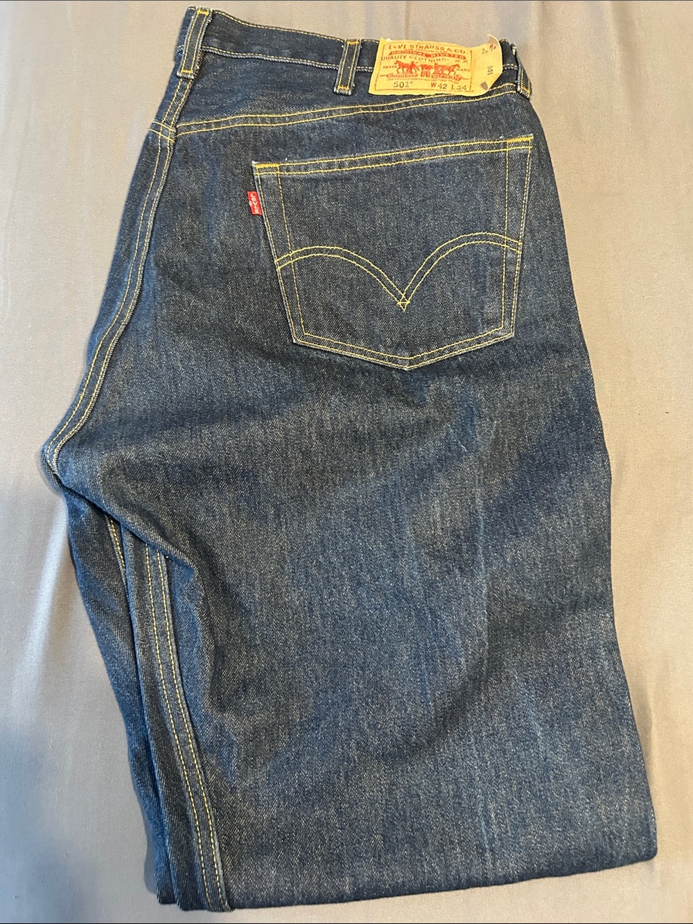 Levi’s 501 button fly jeans 42x34
